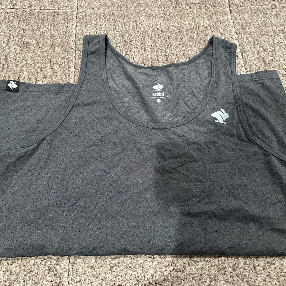 Gray Rabbit Running Tank Top